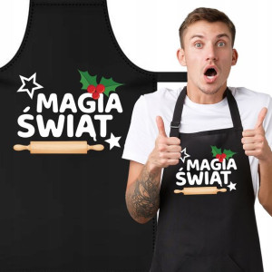 FARTUCH Kuchenny Prezent MAGIA ŚWIĄT Wiele WZORÓW