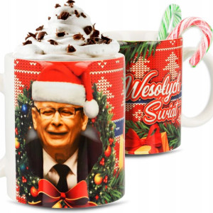 KUBEK Kaczyński Prezent MIKOŁAJKI BOŻE NARODZENIE