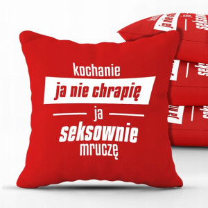 PODUSZKA 40x40 Śmieszny Prezent na WALENTYNKI MiX