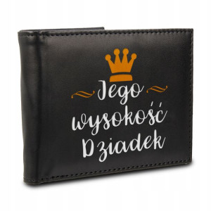 PORTFEL Męski Prezent dla DZIADKA Dużo WZORÓW MiX