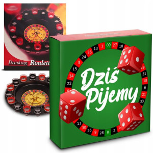 Śmieszny PREZENT RULETKA Gra Towarzyska Kieliszki