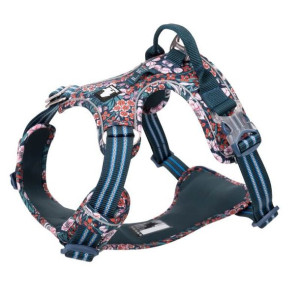 Szelki dla psa Truelove Blossom granatowo-czerwone XS