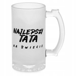KUFEL Szklany Prezent na DZIEŃ OJCA Wiele WZORÓW