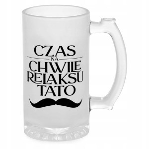 KUFEL Szklany Prezent na DZIEŃ OJCA Wiele WZORÓW