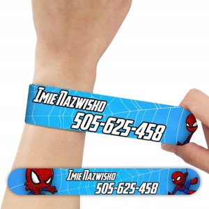 OPASKA Informacyjna Imiennik NR Telefonu SPIDERMAN