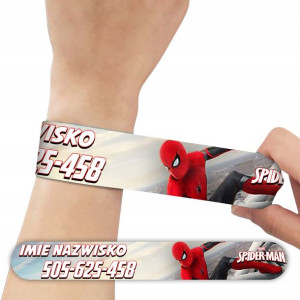 OPASKA Informacyjna Imiennik NR Telefonu SPIDERMAN
