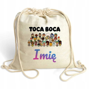 Plecak WOREK ECO Prezent TOCA BOCA Wzory Imię