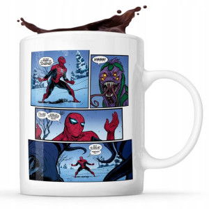 KUBEK 330ml Prezent Marvel SPIDERMAN Wiele WZORÓW