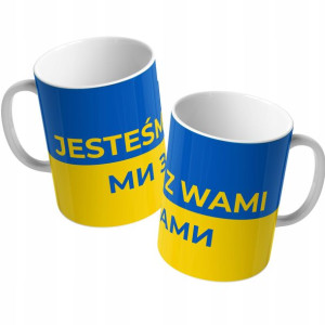 Kubek 330ml Wolna Ukraina Solidarni Z Ukrainą