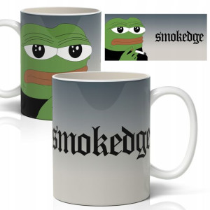 Kubek Biały 330ml Prezent Śmieszne Smokedge Wzory