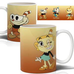 Kubek Biały 330ml Śmieszny Prezent Cup Head Wzory