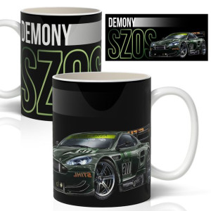 Kubek Biały Prezent Śmieszne Demon Szos Auto Wzory