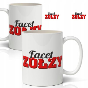 Kubek Biały Prezent Śmieszne Facet Zołzy Wzory