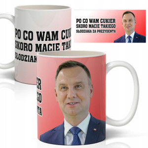 Kubek Biały Prezent Śmieszne Prezydent Wiele Wzory
