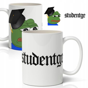 Kubek Biały Prezent Śmieszne Studentge Dużo Wzorów