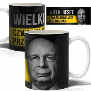 Kubek Biały Śmieszny Prezent Wielki Reset Wzory