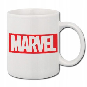 Kubek Biały z Nadrukiem Prezent Wzór MARVEL 01