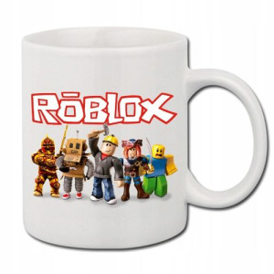 Kubek Biały z Nadrukiem Prezent Wzór ROBLOX 01