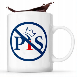 KUBEK Ceramiczny ANTY PIS Śmieszny Prezent Wzór UV