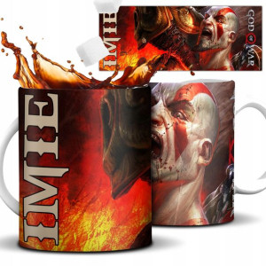 KUBEK Ceramiczny dla fana GOD OF WAR Wiele WZORÓW
