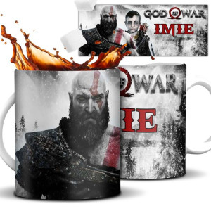 KUBEK Ceramiczny dla fana GOD OF WAR Wiele WZORÓW