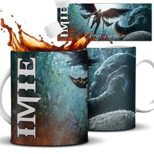 KUBEK Ceramiczny dla fana GOD OF WAR Wiele WZORÓW