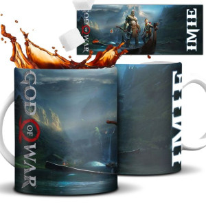 KUBEK Ceramiczny dla fana GOD OF WAR Wiele WZORÓW
