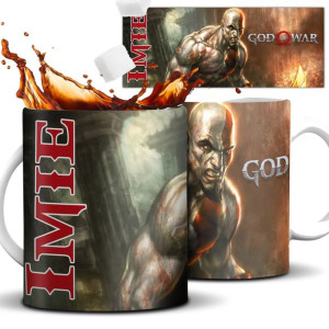 KUBEK Ceramiczny dla fana GOD OF WAR Wiele WZORÓW
