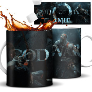 KUBEK Ceramiczny dla fana GOD OF WAR Wiele WZORÓW