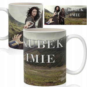 KUBEK Ceramiczny Na Prezent OUTLANDER Wzory IMIĘ