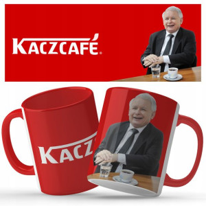 KUBEK Czerwony Prezes Jarosław KACZYŃSKI Wzory MiX
