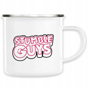 KUBEK Emaliowany Stalowy STUMBLE GUYS Wiele WZORÓW