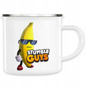 KUBEK Emaliowany Stalowy STUMBLE GUYS Wiele WZORÓW