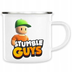 KUBEK Emaliowany Stalowy Wiele WZORÓW STUMBLE GUYS