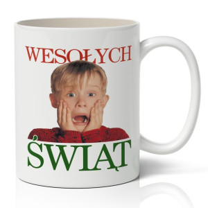 KUBEK KEVIN Sam w DOMU Wesołych Świąt Wzory MiX