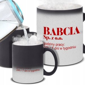 KUBEK MAGICZNY Prezent na DZIEŃ BABCI Wiele WZORÓW