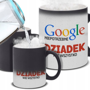 KUBEK MAGICZNY Prezent na DZIEŃ DZIADKA MiX WZORÓW
