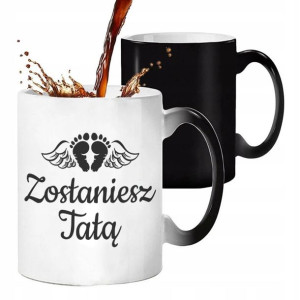KUBEK MAGICZNY Prezent ZOSTANIESZ TATĄ Różne WZORY