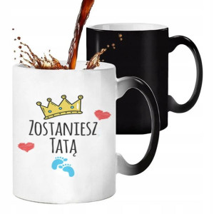 KUBEK MAGICZNY Prezent ZOSTANIESZ TATĄ Różne WZORY