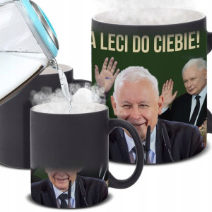 Kubek Magiczny Prezes Kaczyński Śmieszne Wzory Mix