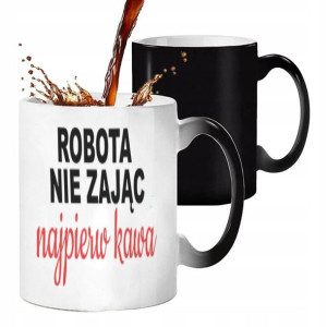Kubek Magiczny Robota Nie Zając Śmieszne Wzory