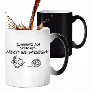 KUBEK MAGICZNY Śmieszny Prezent Różne Wzory MiX