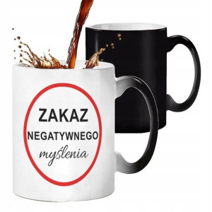 KUBEK MAGICZNY ZAKAZ NEGATYWNEGO Myślenia Wzory