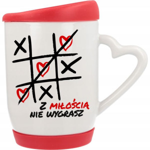 Kubek Pokrywka I Podstawka Na Walentynki Wzory Mix