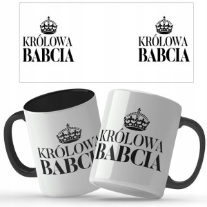 KUBEK Prezent dla BABCI Królowa BABCIA MiX WZORÓW