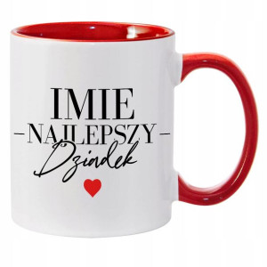 KUBEK Prezent dla NAJLEPSZEGO DZIADKA Imię Wzory