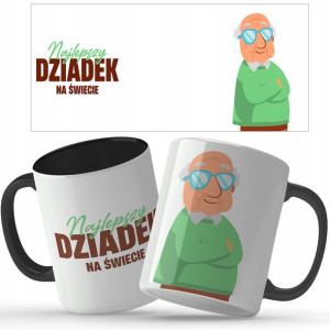 KUBEK Prezent dla NAJLEPSZEGO DZIADKA Wiele WZORÓW