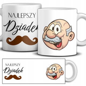 KUBEK Prezent dla NAJLEPSZEGO DZIADKA Wiele WZORÓW