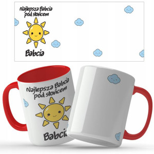 KUBEK Prezent dla NAJLEPSZEJ BABCI Wiele WZORÓW
