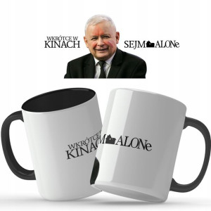 Kubek PREZENT Jarek KACZYŃSKI SEJM Alone Wzory MiX